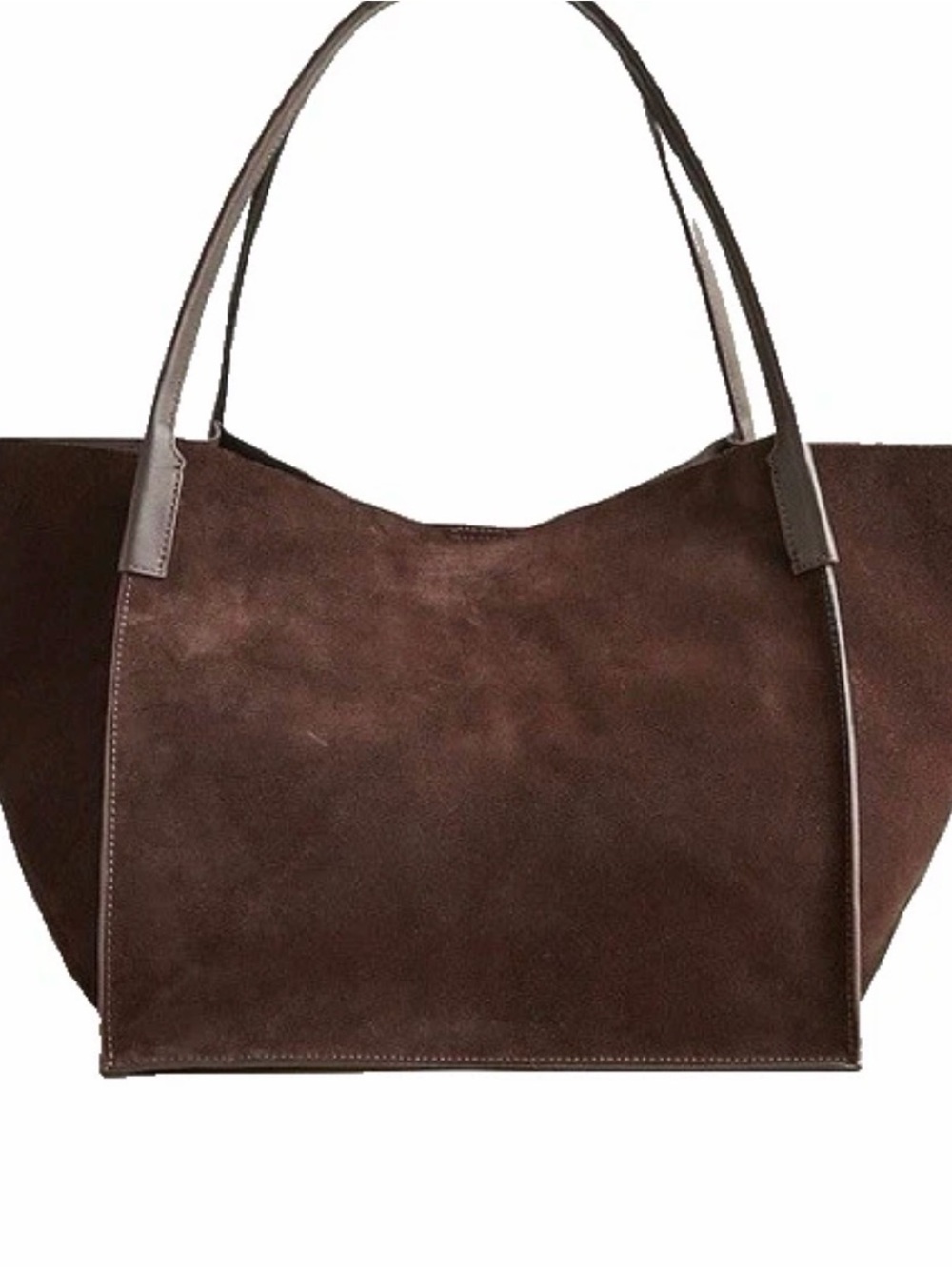 J Crew Large Berkeley Tote in Brown Suede